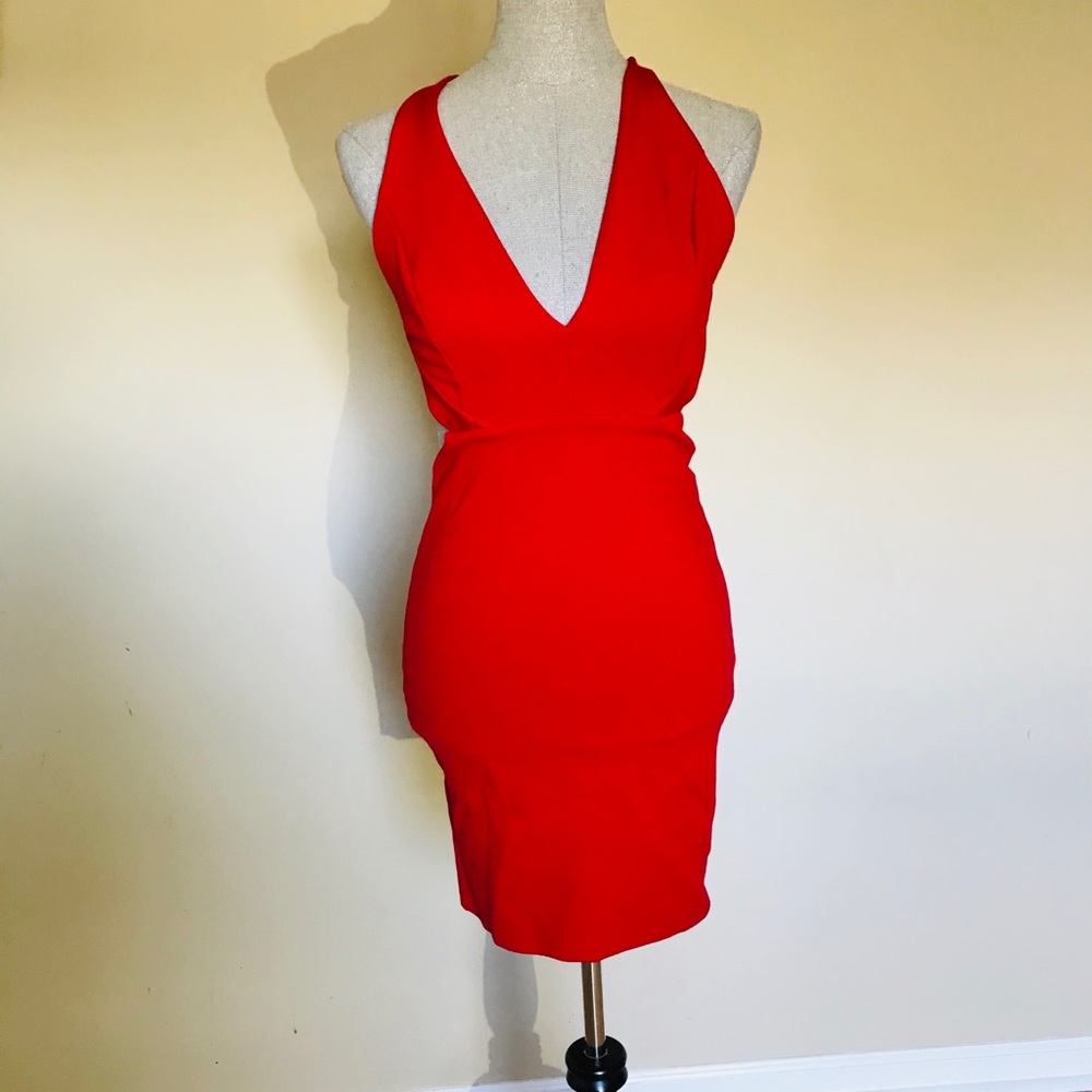 Red dress